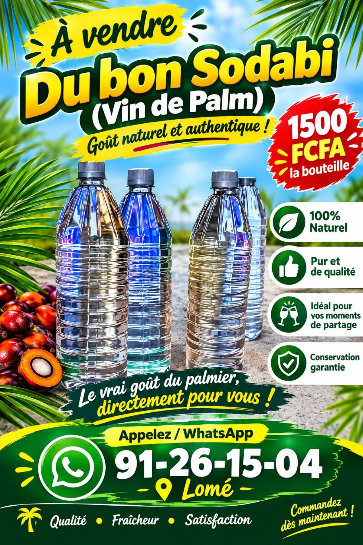 Vin de palme (Sodabi)