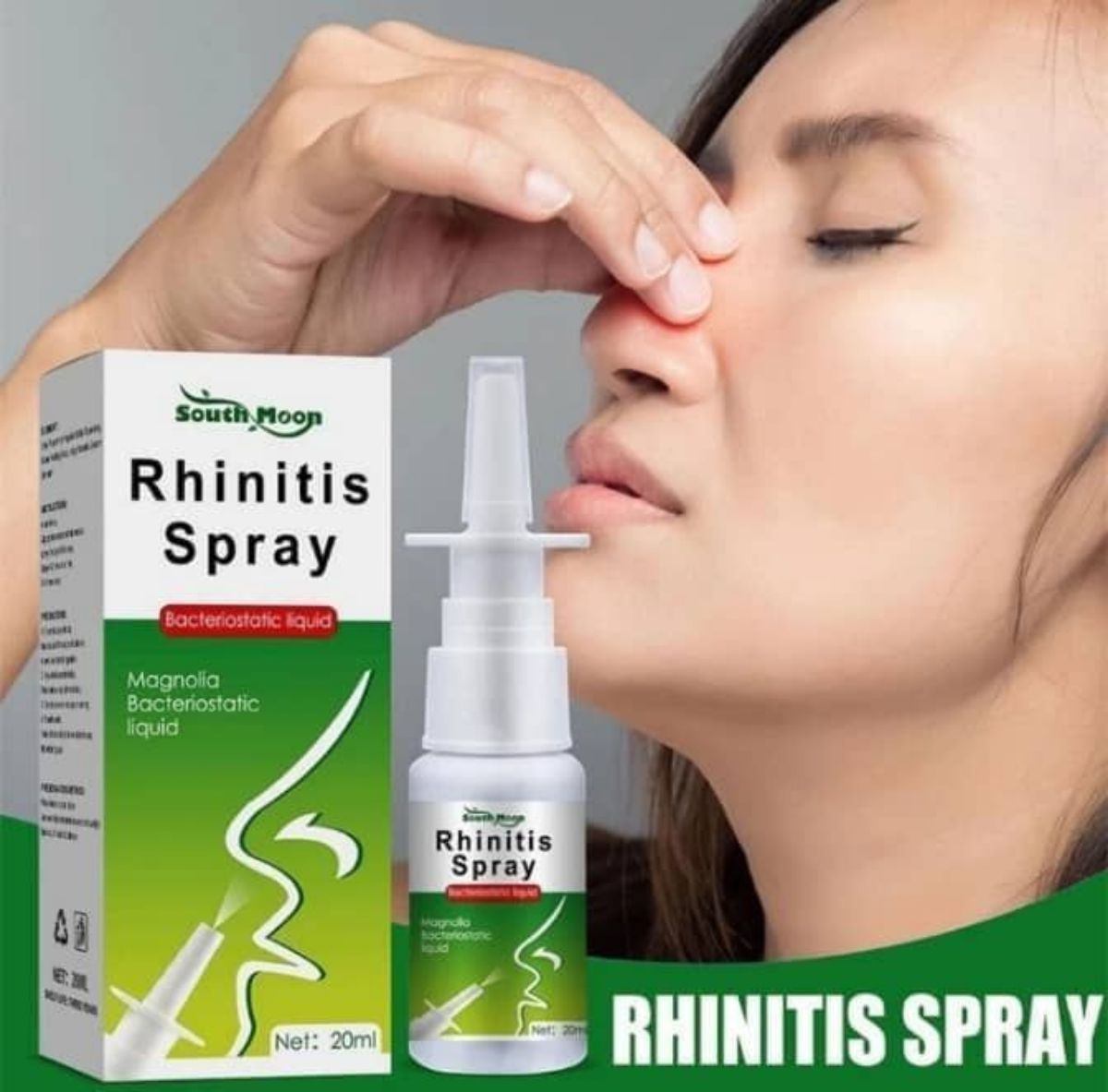 Fini la sinusite/rhinite avec notre rhinite spray