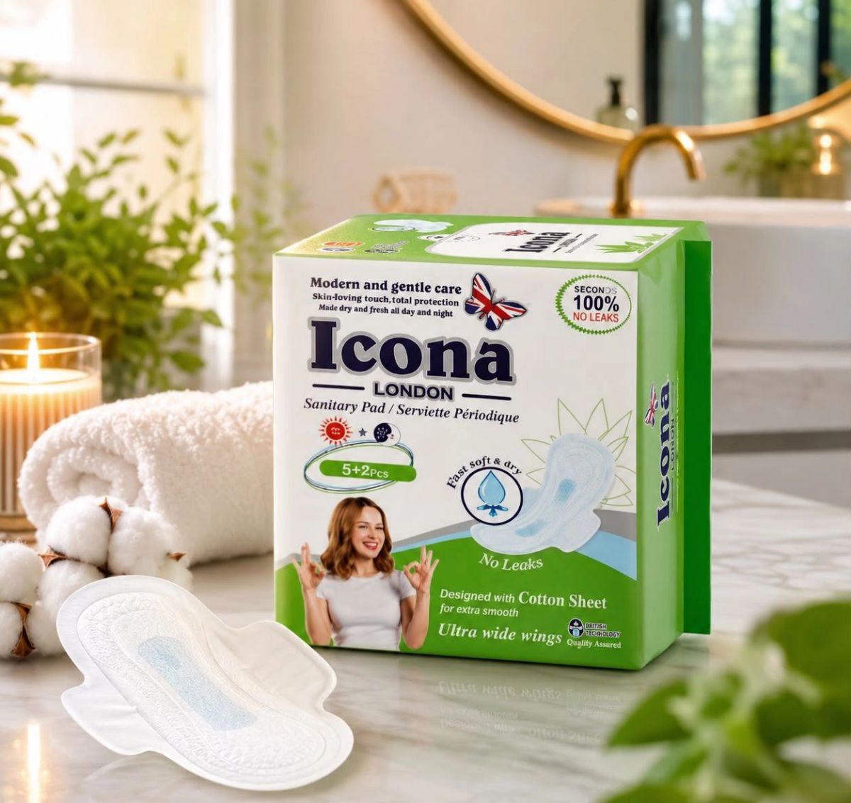 Serviette hygiénique icôna - photo 2