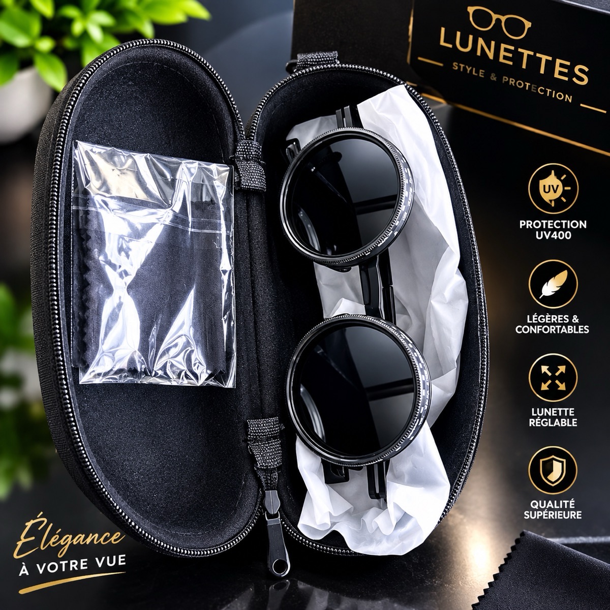 Lunette adaptée