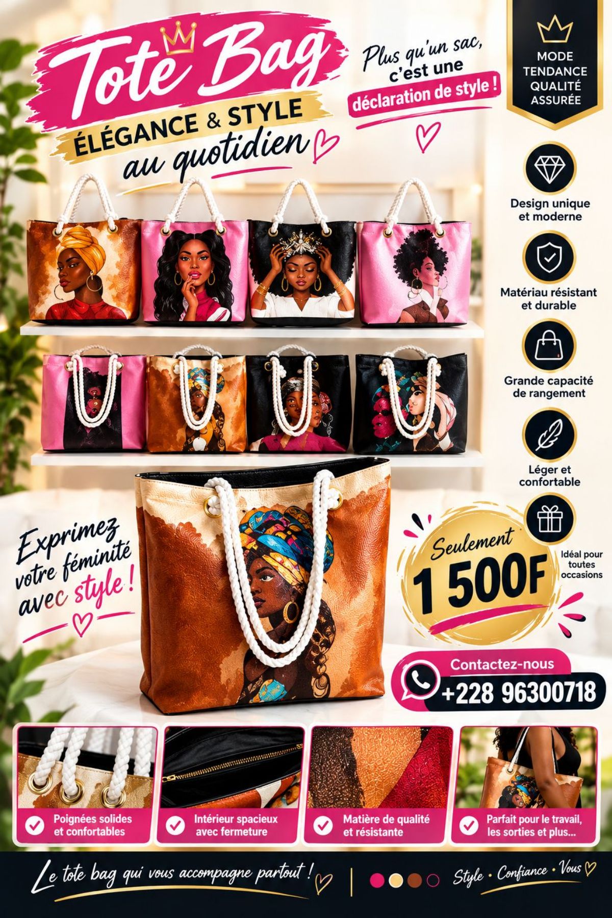 Vente de sac stylé