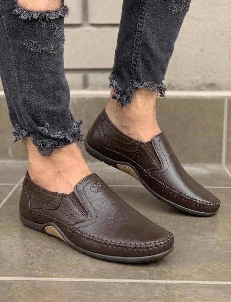 Mocassin cuir confort