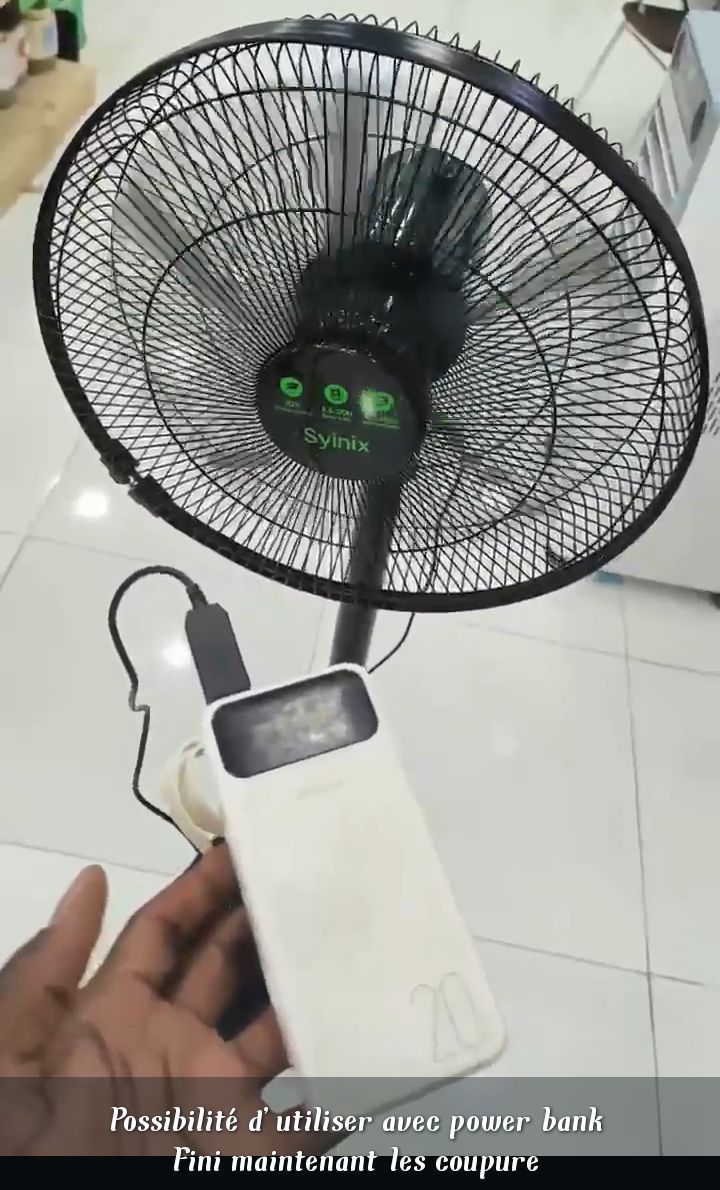 Ventilateur utilisable avec power bank