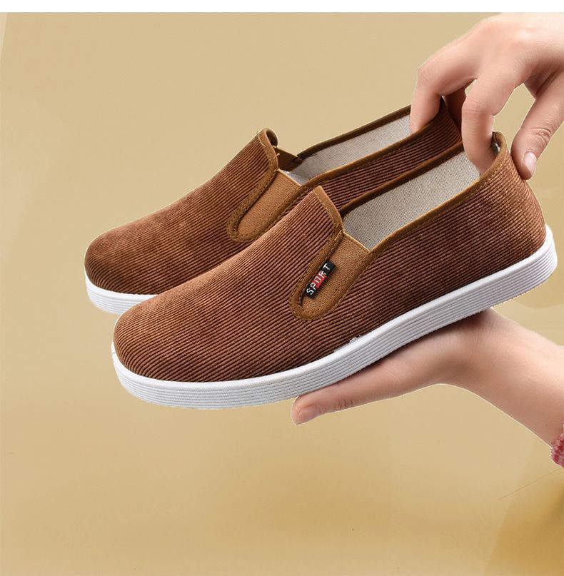Mocassins en velours