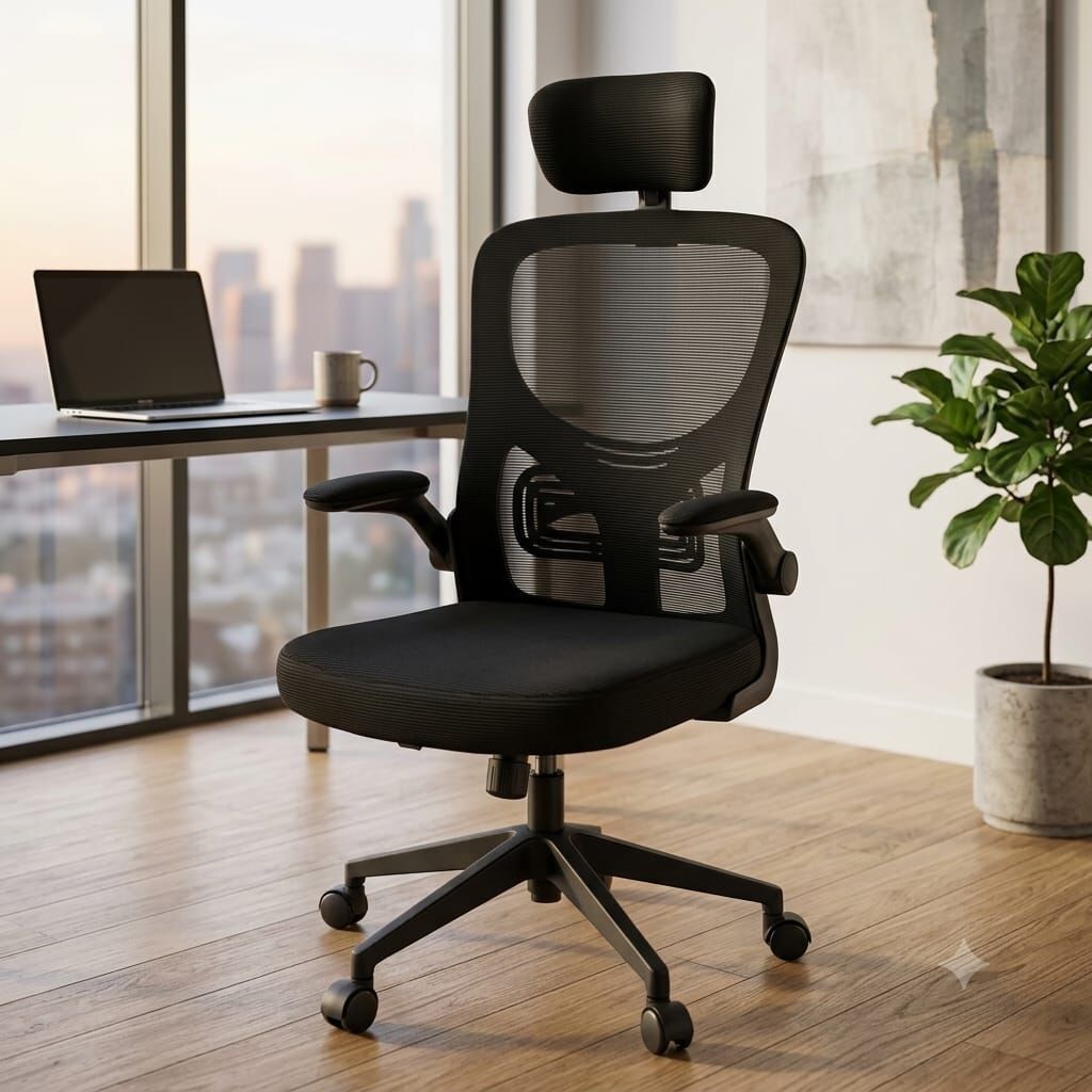 Fauteuil De Bureau A Filet - photo 2