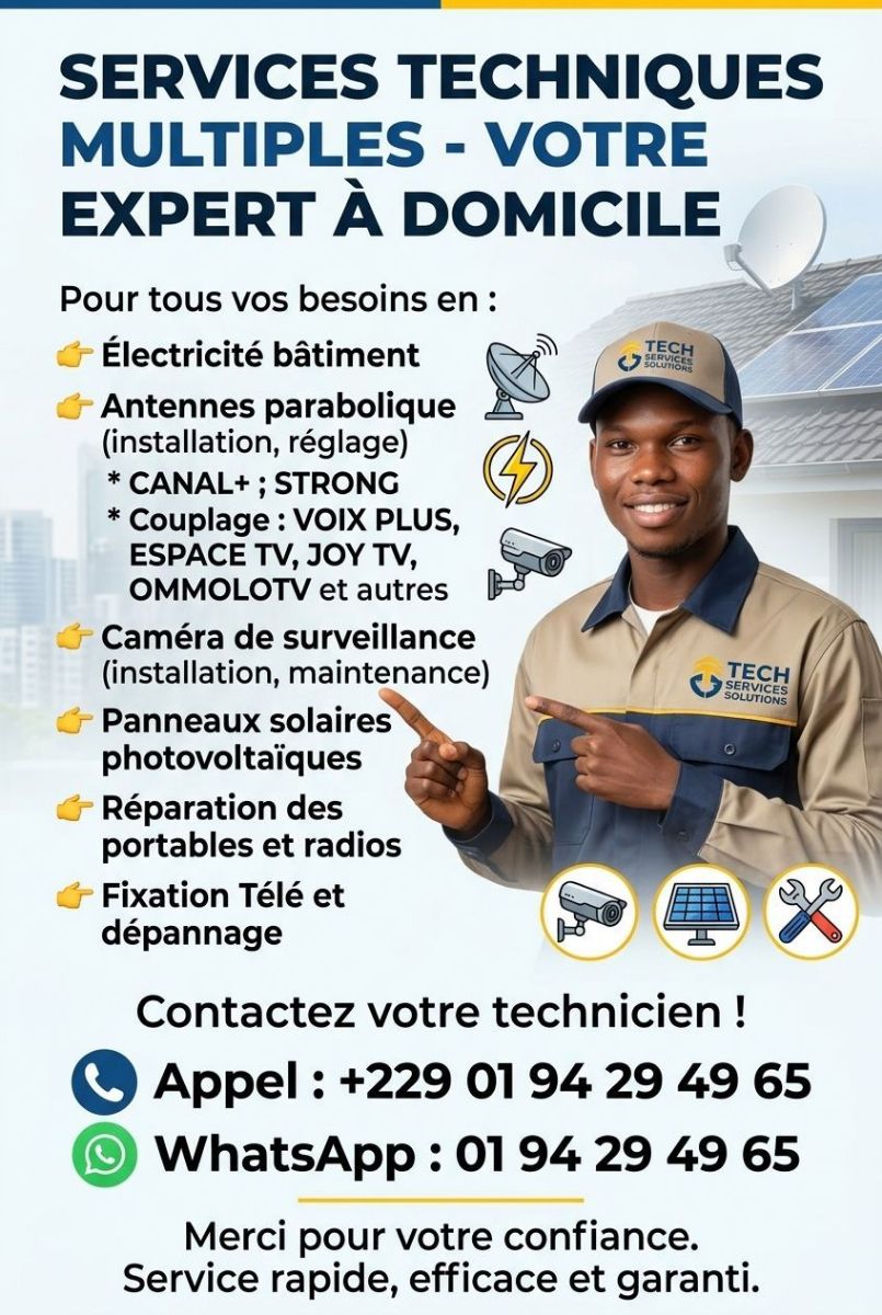 Services en électricité, bâtiments et autres