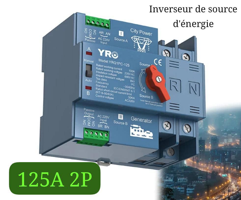 Inverseur de source d&rsquo;énergie électrique