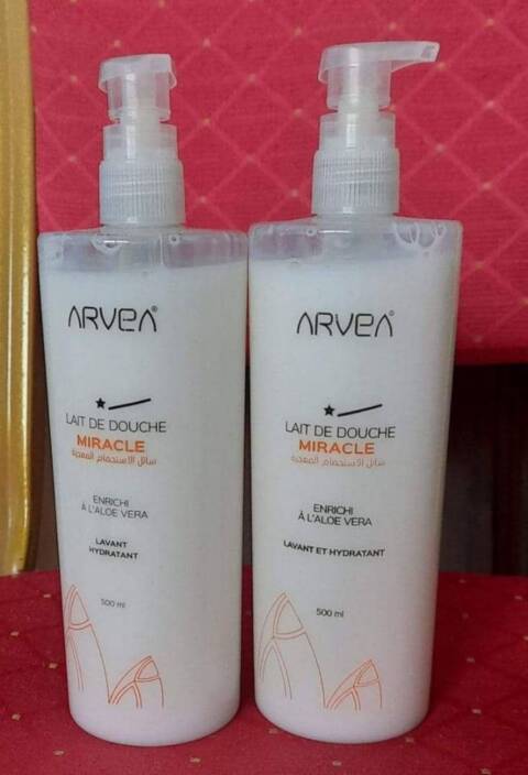Lait de douche miracle de Arvea cosmétiques