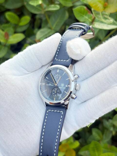 Montre BENYAR Chronographe Bleu