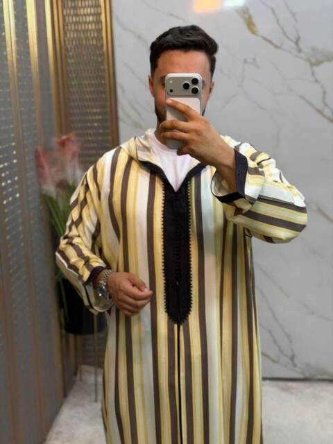 Jalaba marocain pour homme 3 pièces