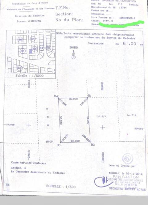 Terrain en vente