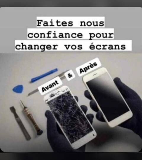 Réparation de toute marque de téléphone ici