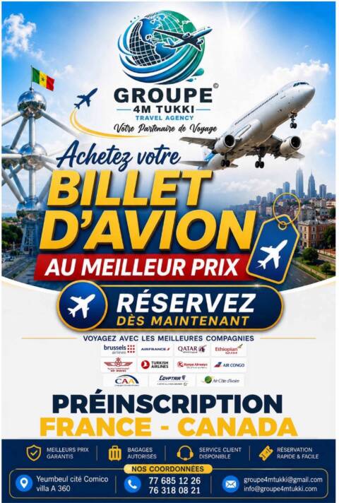 Billet d&rsquo;avion