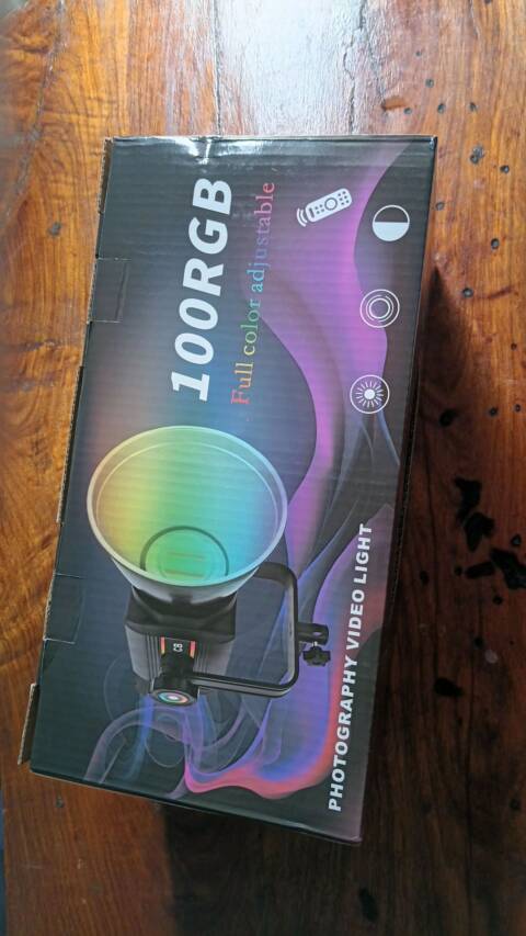 Lumière photo et vidéo plusieurs couleurs