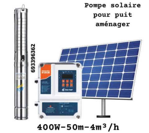 Promotion des kits solaire de pompage 2x400W