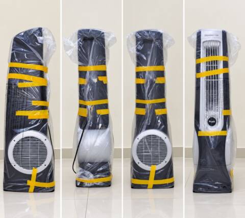Ventilateur à haute puissance avec télécommande