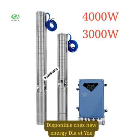 Pompe solaire hybride 3000W (4HP) & 4000W(5HP)