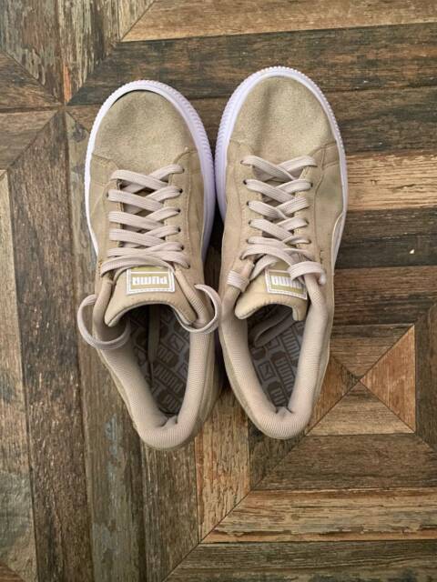 Baskets Puma Suede XL Beige (Taille 40) Bon État
