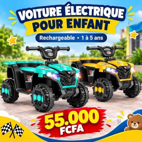 Voiture Électrique Rechargeable enfant 1-5ans