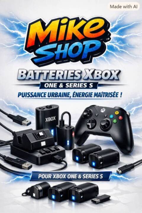 Batterie pour manette xbox one et series S et X