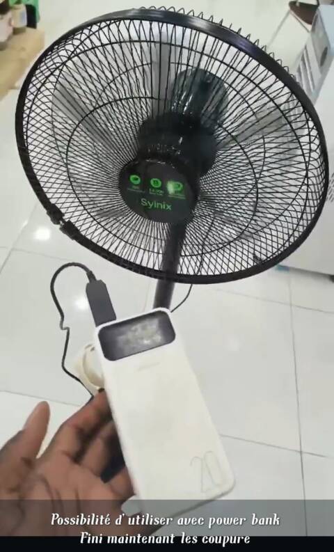 Ventilateur utilisable avec power bank