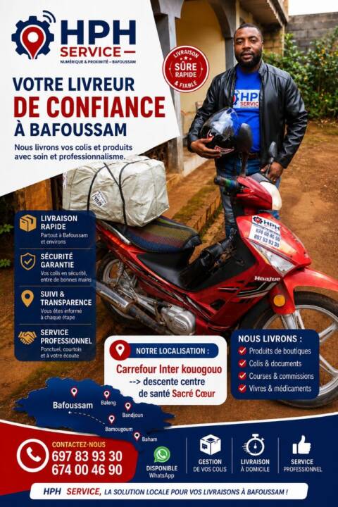 Service de livraison Bafoussam