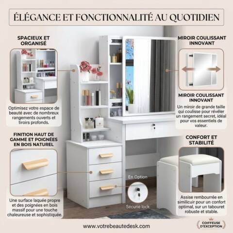 Armoire coiffeuse