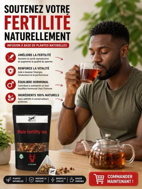 Mâle fertillity tea