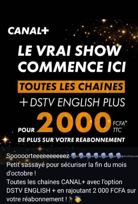 SERVICE CANAL PLUS EXPRESS